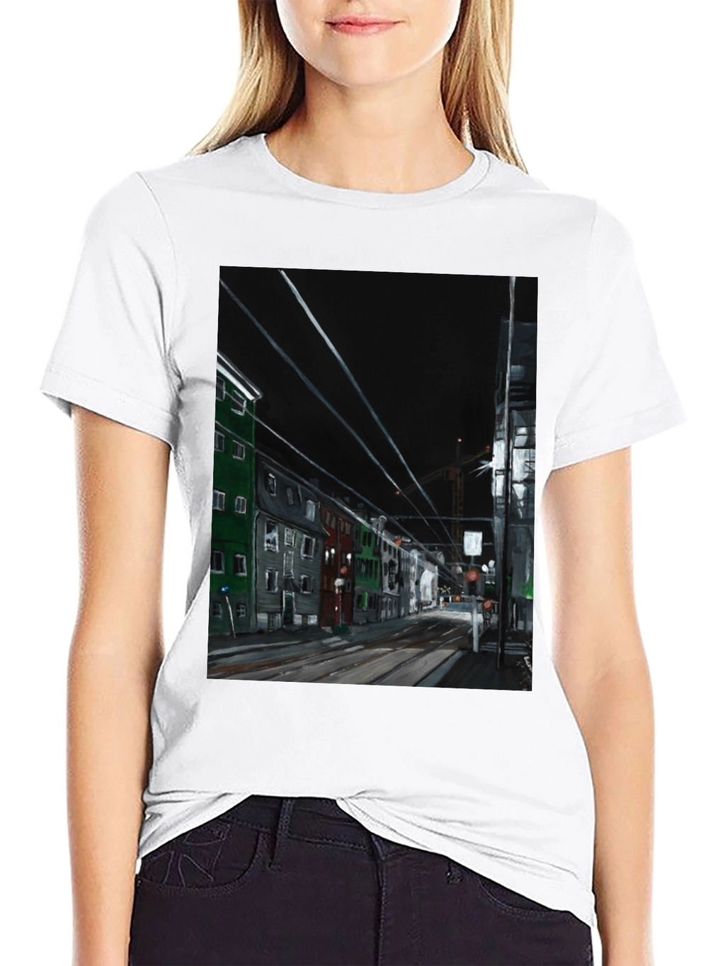 Cityscape Graphic T-Shirt - Street View Tee