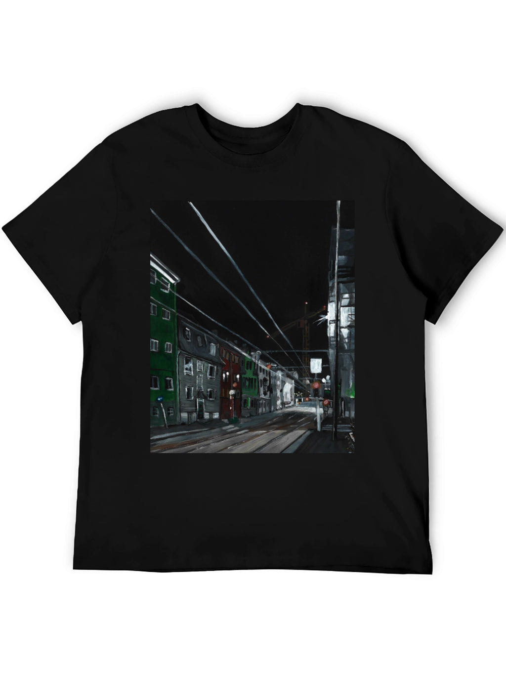 Cityscape Graphic T-Shirt - Street View Tee