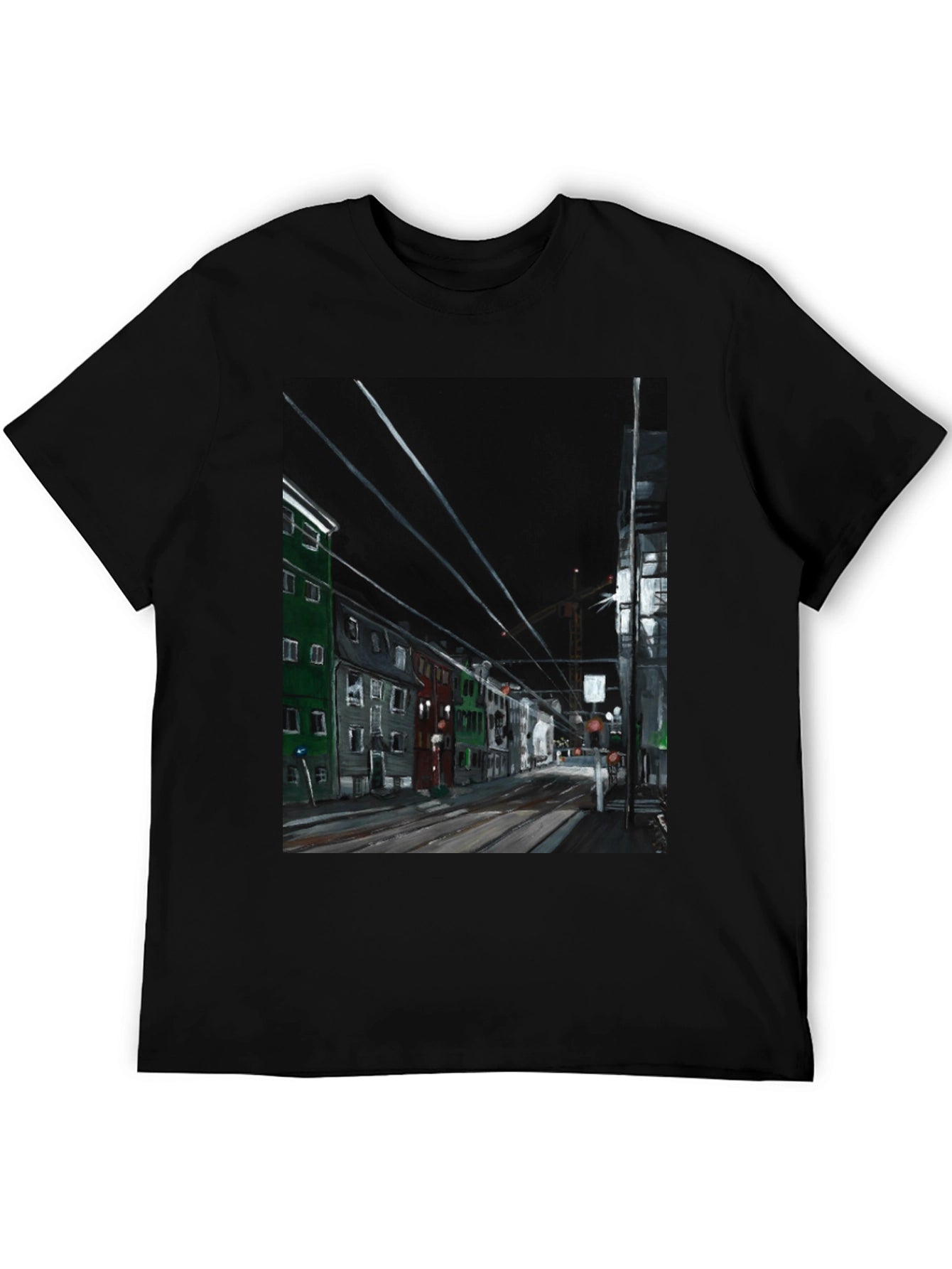 Cityscape Graphic T-Shirt - Street View Tee