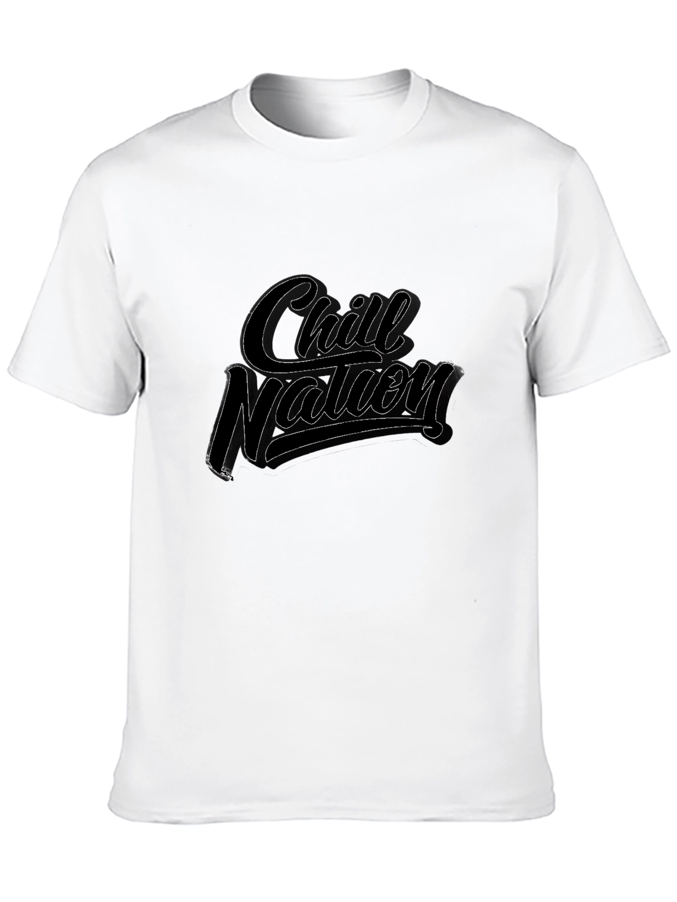Chill Nation Black Graphic T-Shirt