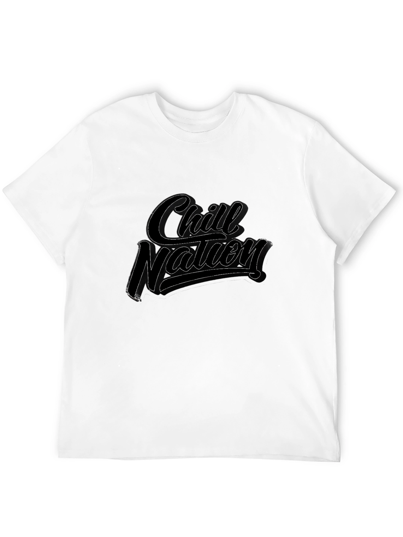 Chill Nation Black Graphic T-Shirt