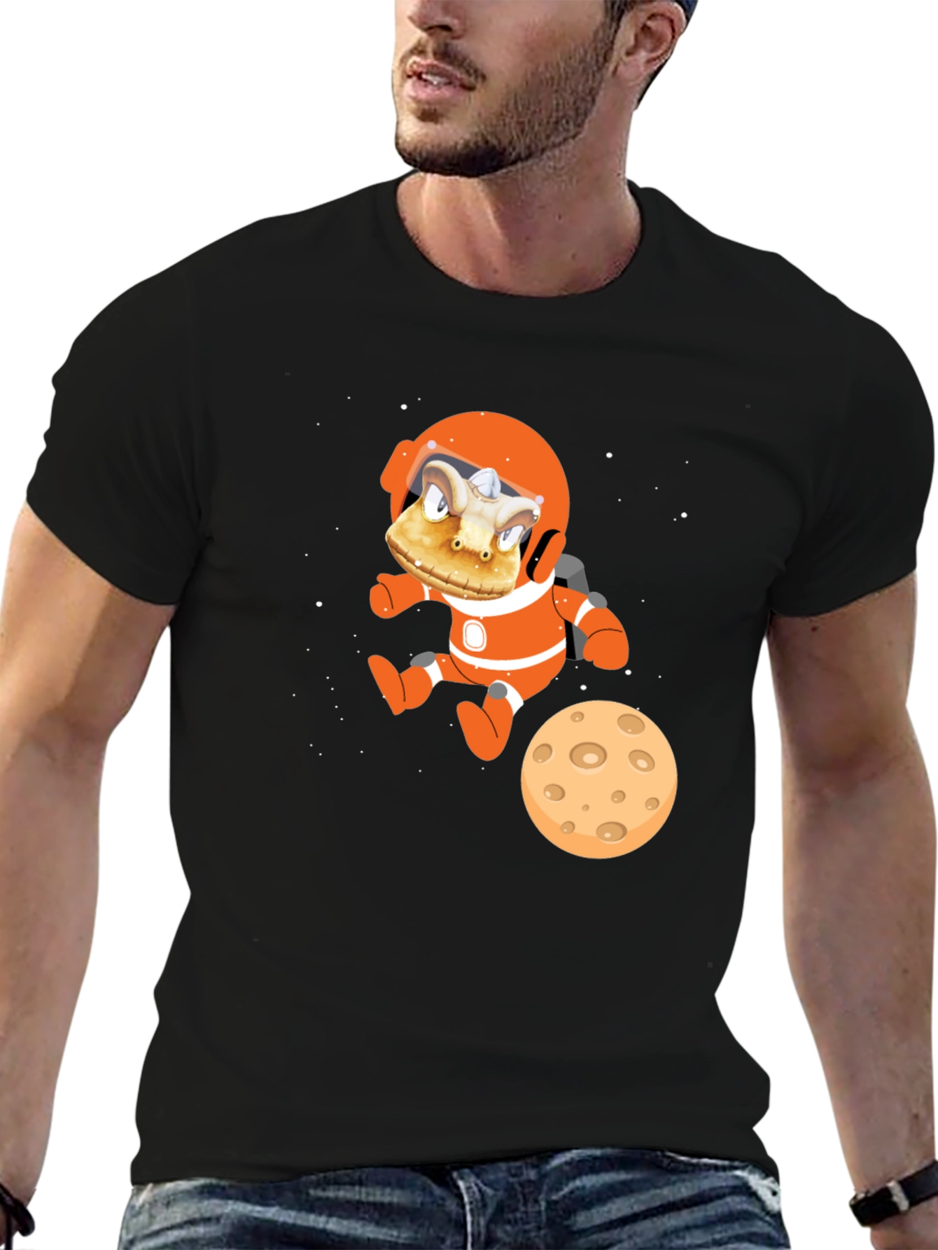 Alien Astronaut Graphic T-Shirt