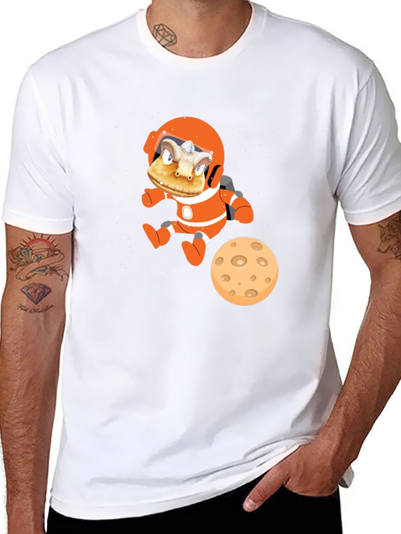 Alien Astronaut Graphic T-Shirt