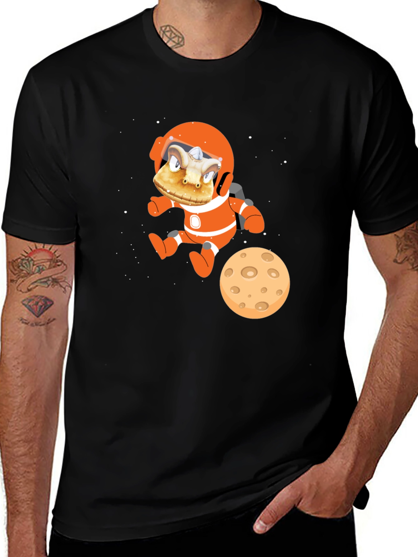 Alien Astronaut Graphic T-Shirt