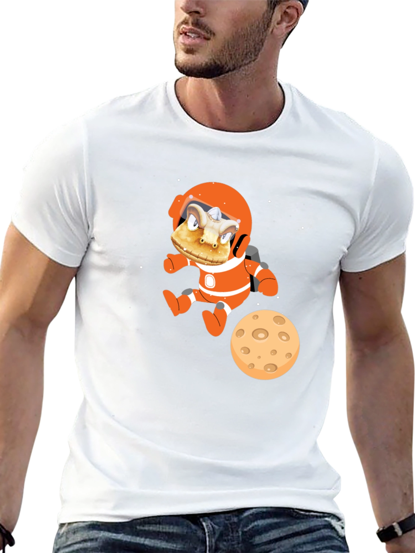 Alien Astronaut Graphic T-Shirt