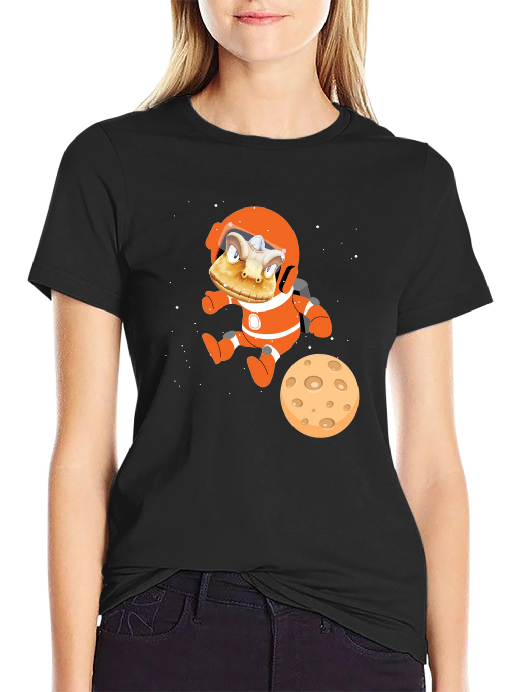 Alien Astronaut Graphic T-Shirt