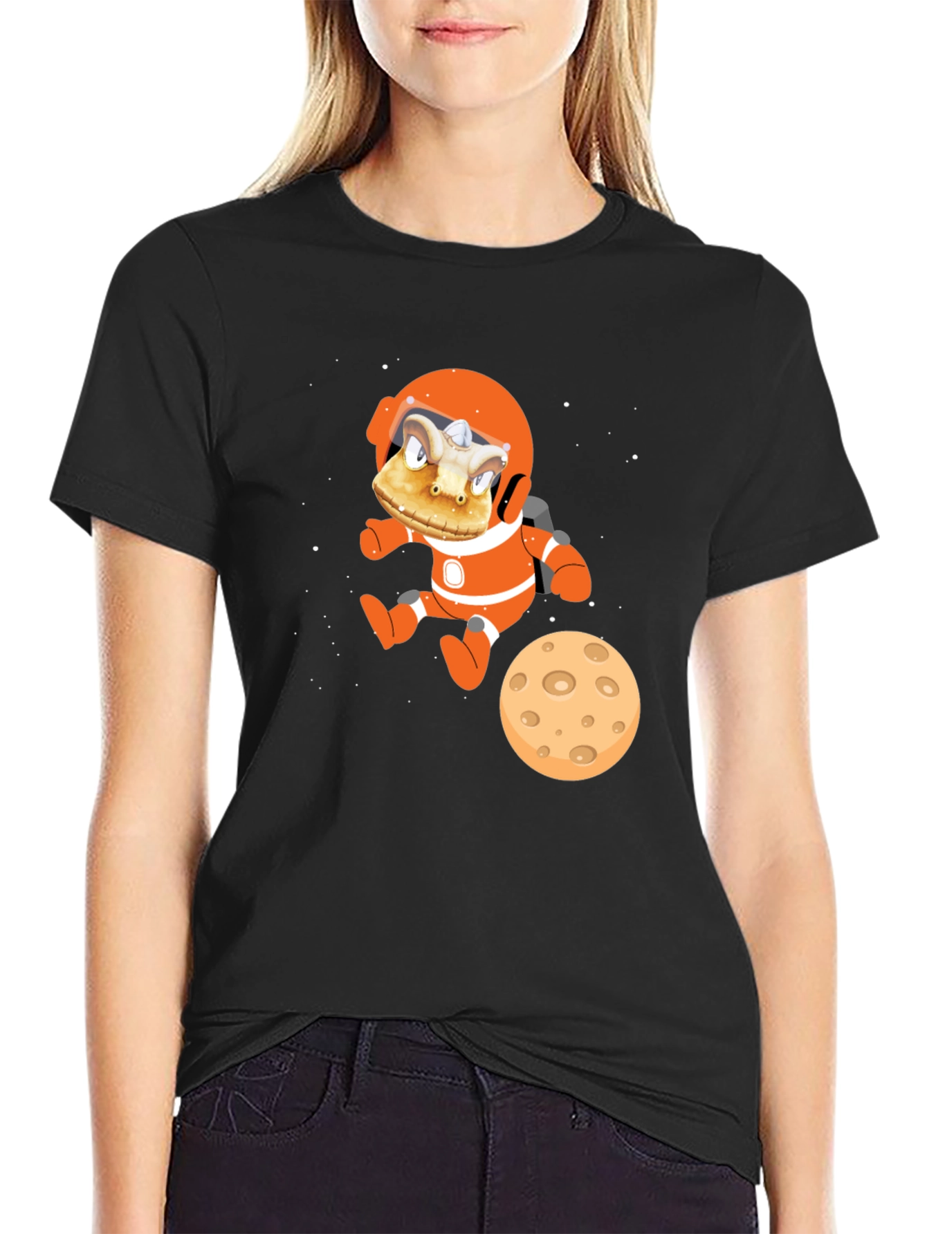 Alien Astronaut Graphic T-Shirt