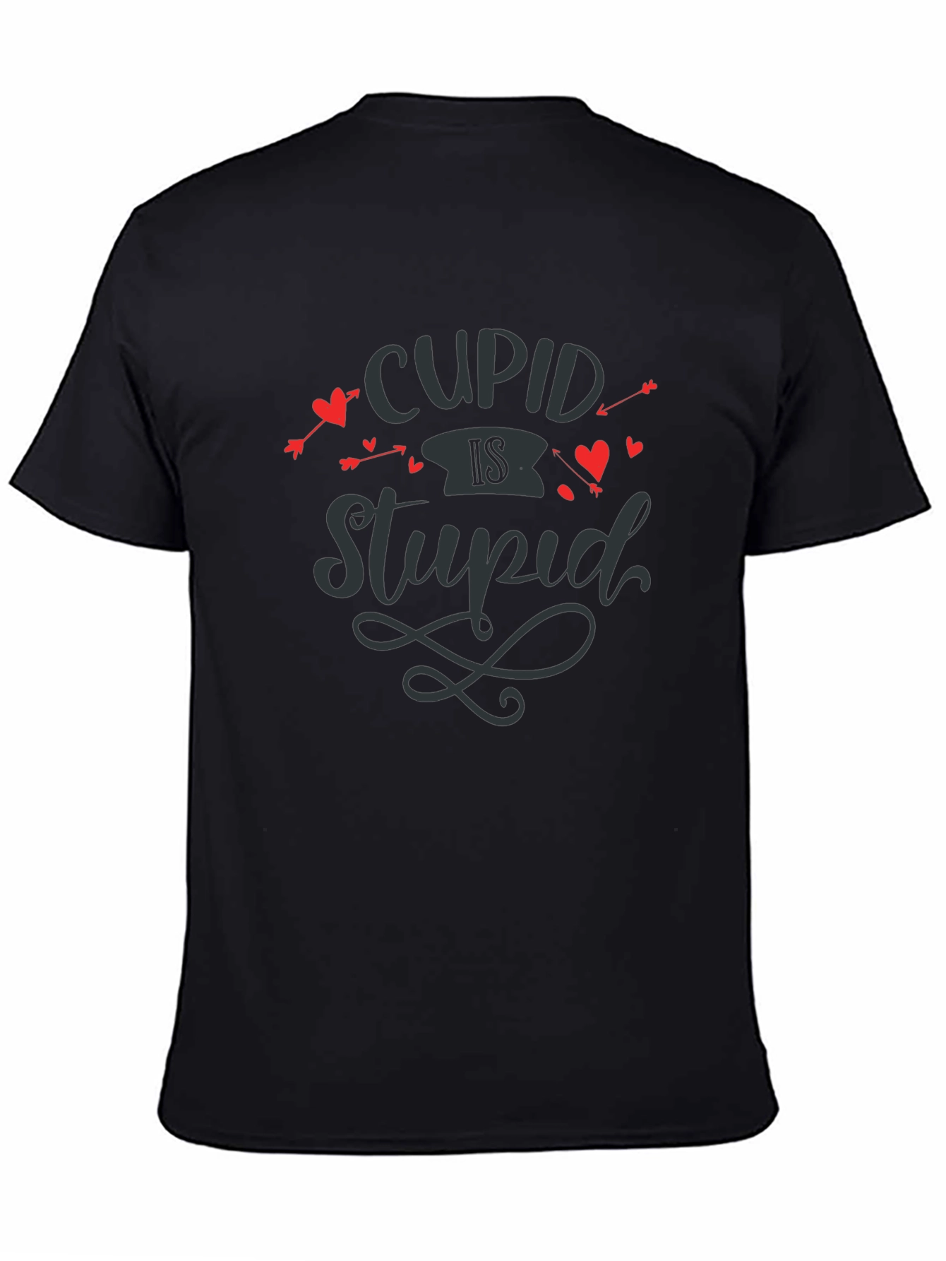 Cupid Is Stupid Graphic Tee - Valentines Anti-Love T-Shirt