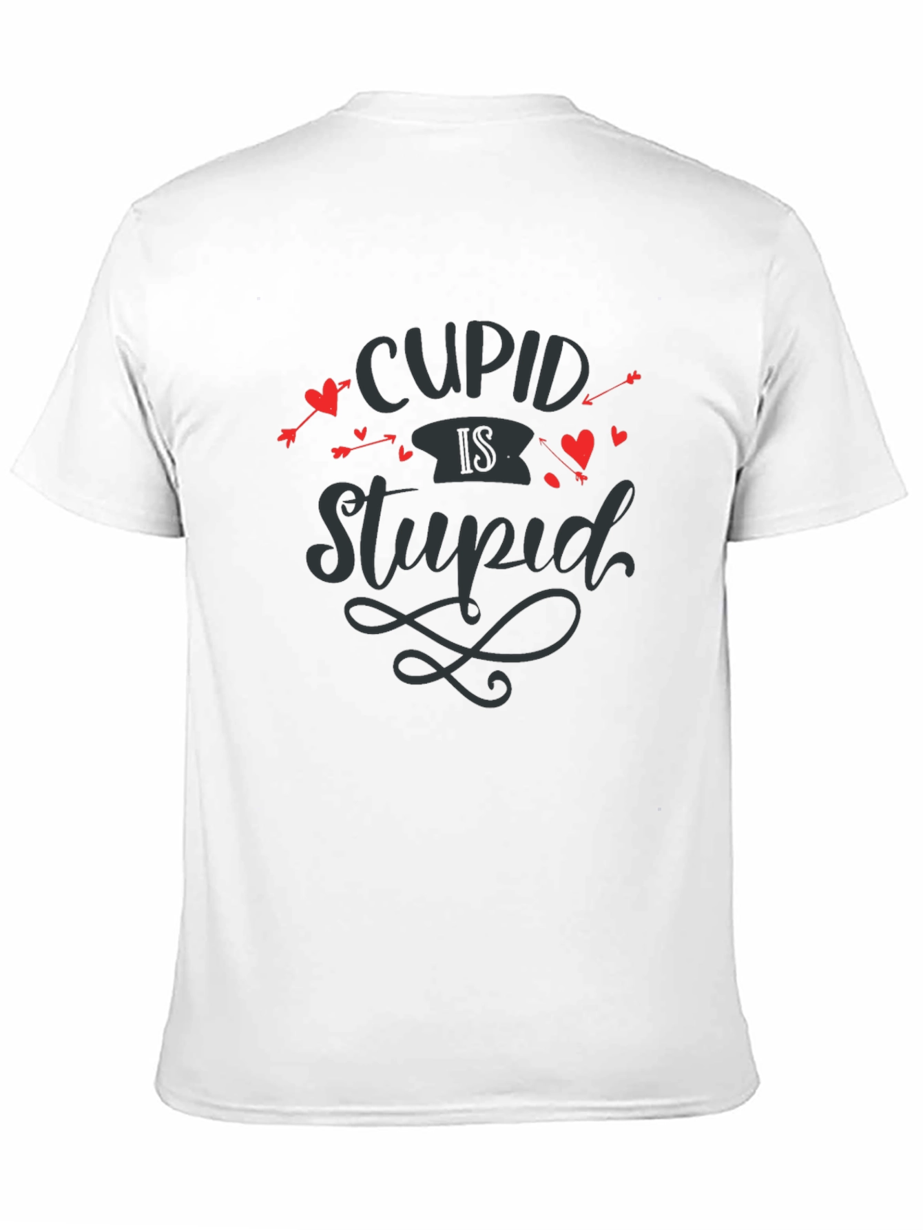 Cupid Is Stupid Graphic Tee - Valentines Anti-Love T-Shirt