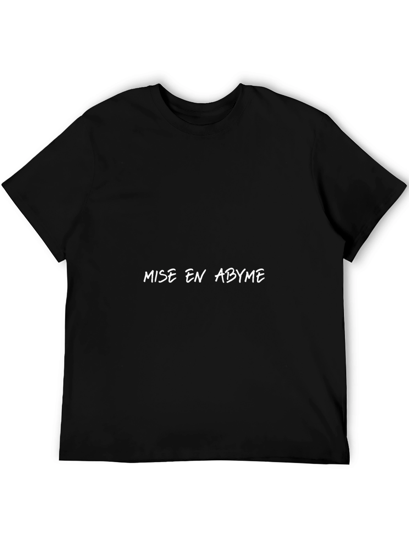 Mise en Abyme Black T-Shirt | Unique Design