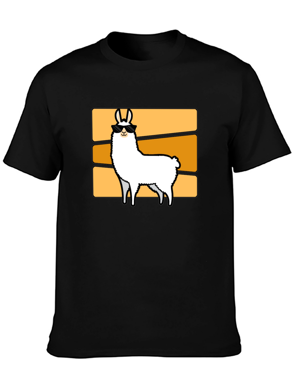 Cool Llama Graphic Tee - Retro Style