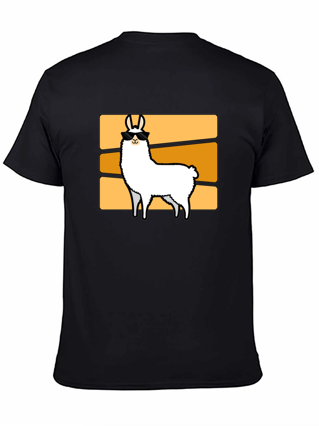 Cool Llama Graphic Tee - Retro Style