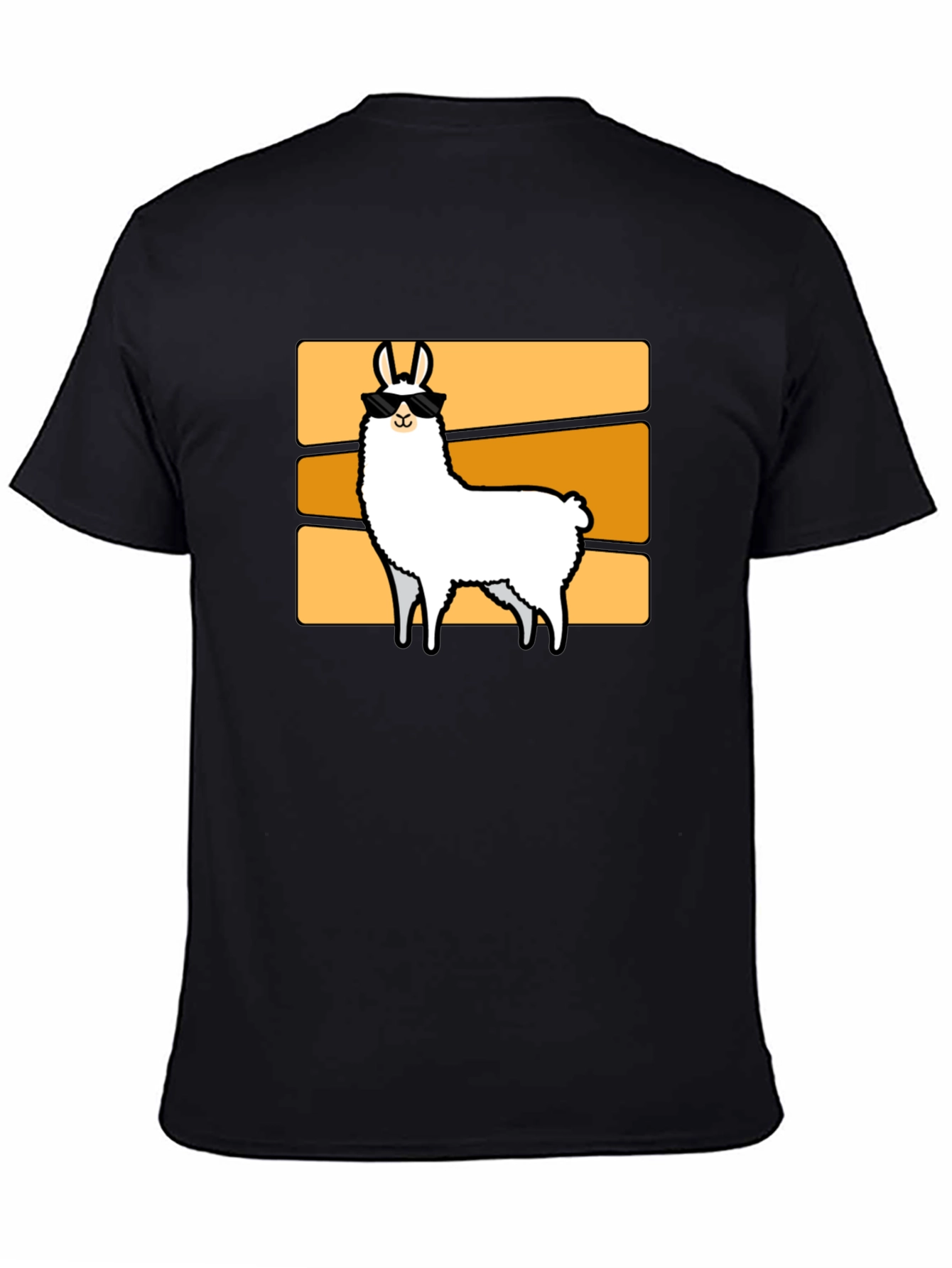 Cool Llama Graphic Tee - Retro Style