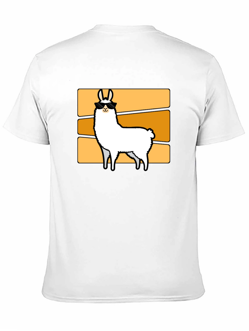 Cool Llama Graphic Tee - Retro Style