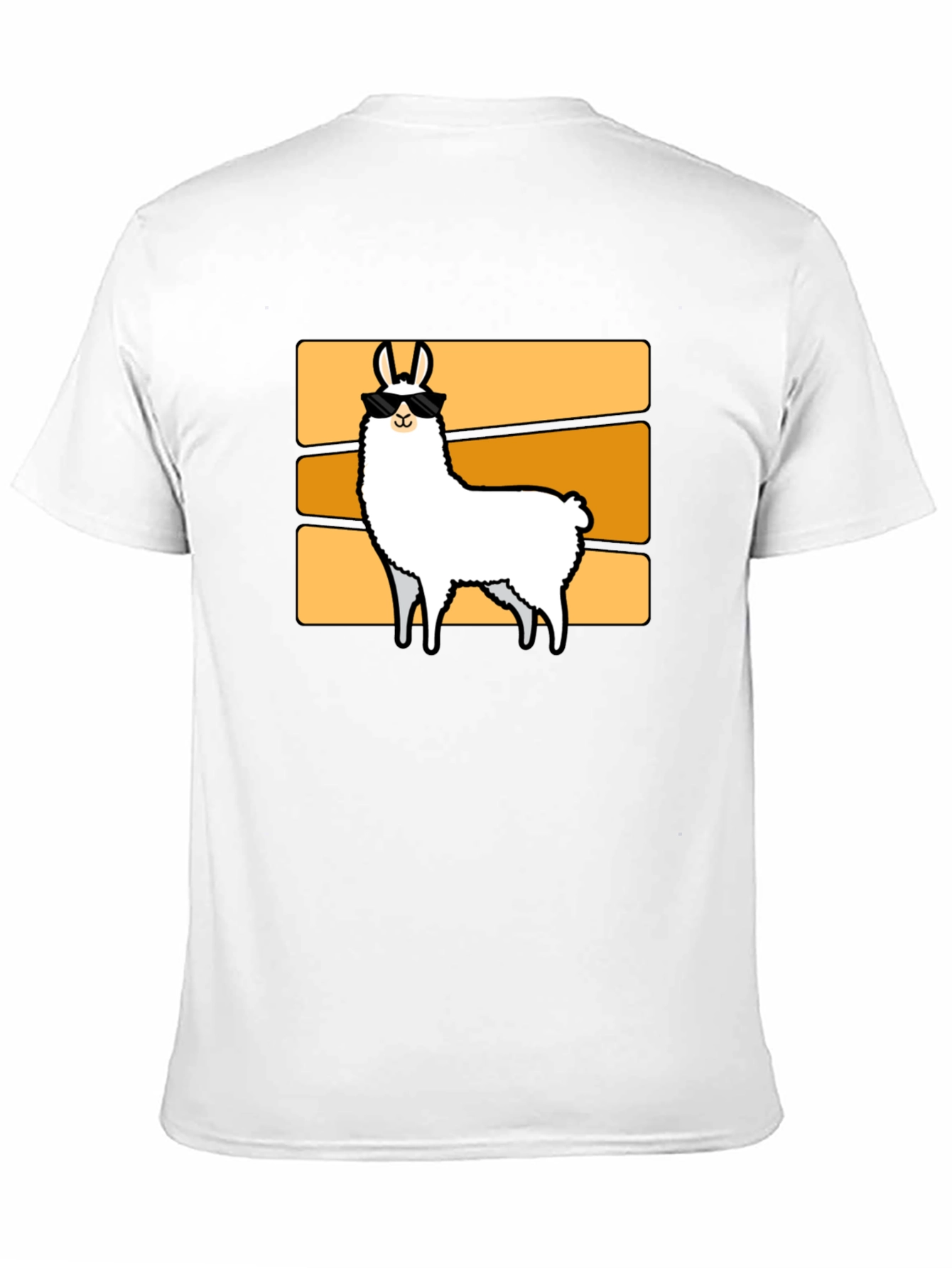 Cool Llama Graphic Tee - Retro Style