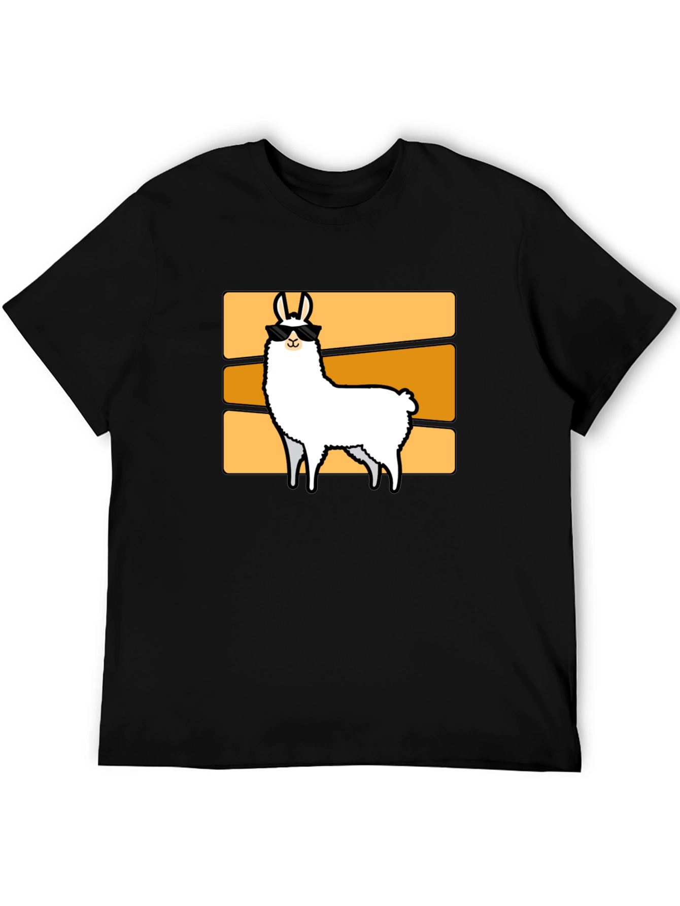 Cool Llama Graphic Tee - Retro Style