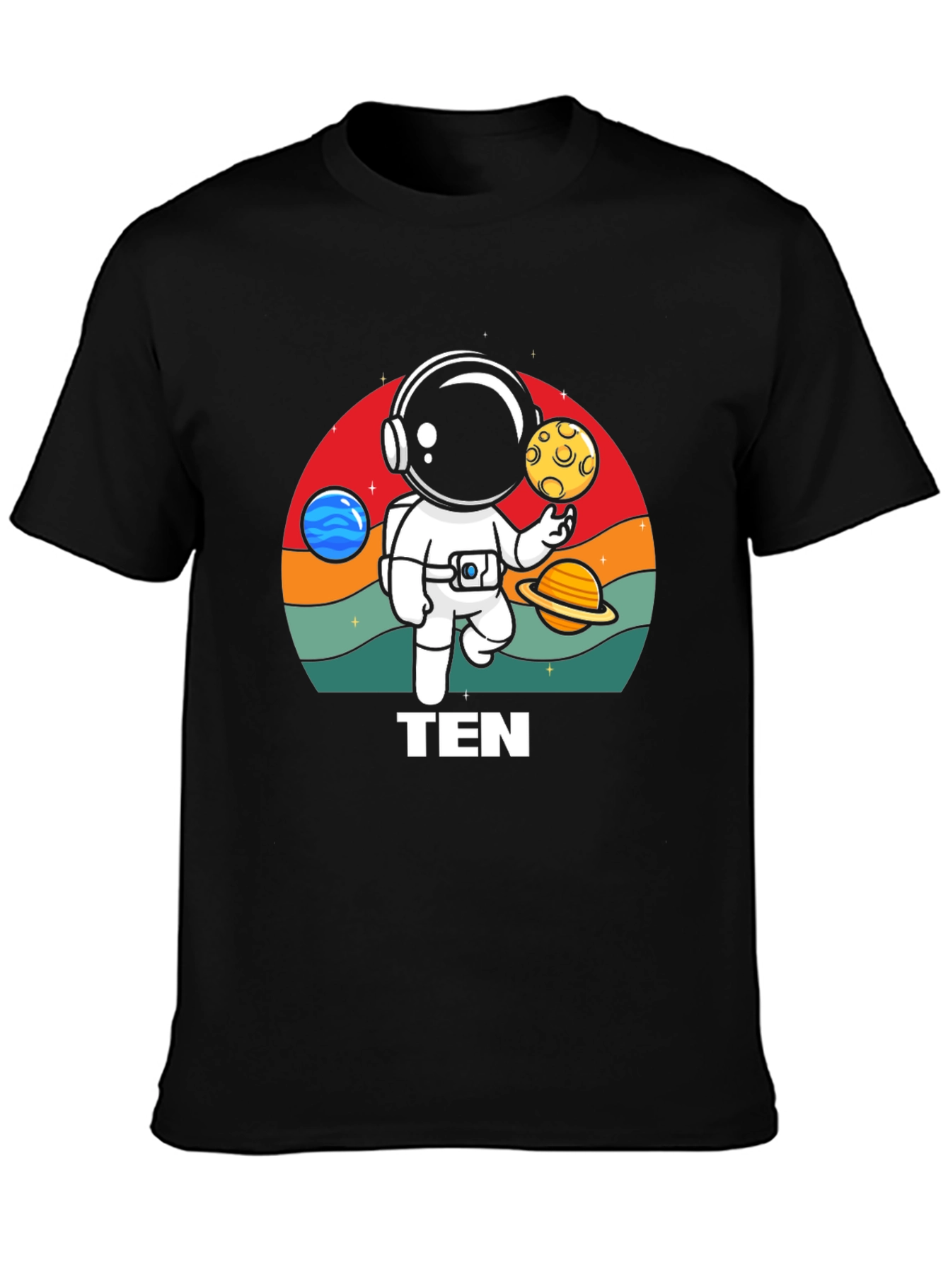 Astronaut Planet Ten T-Shirt