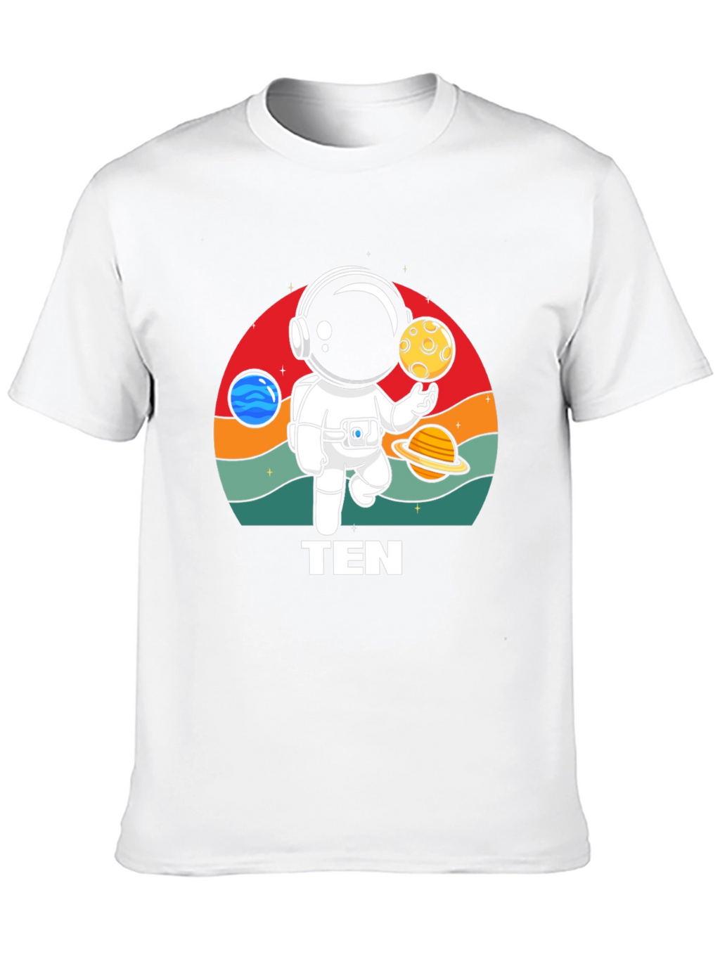 Astronaut Planet Ten T-Shirt