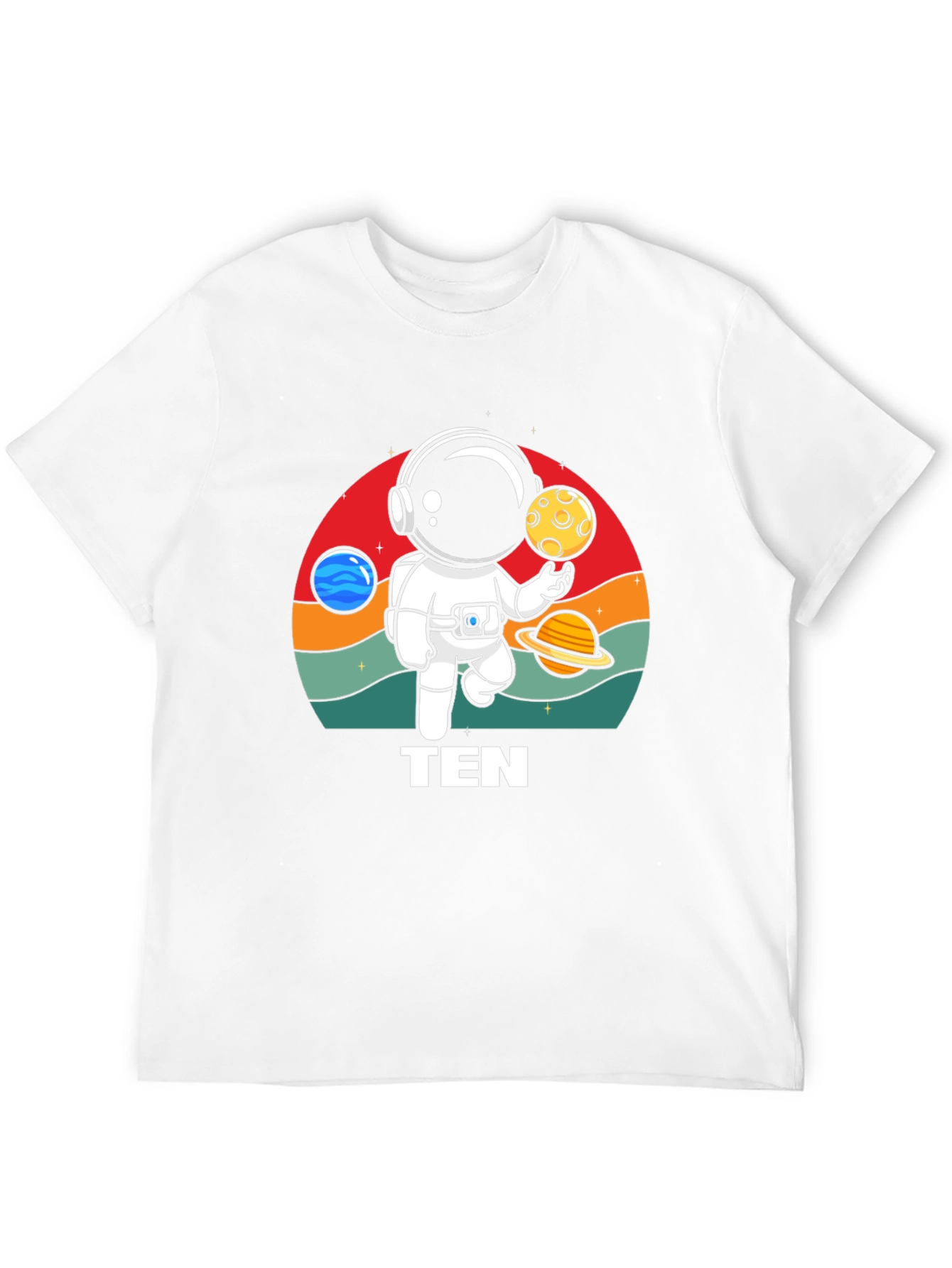 Astronaut Planet Ten T-Shirt