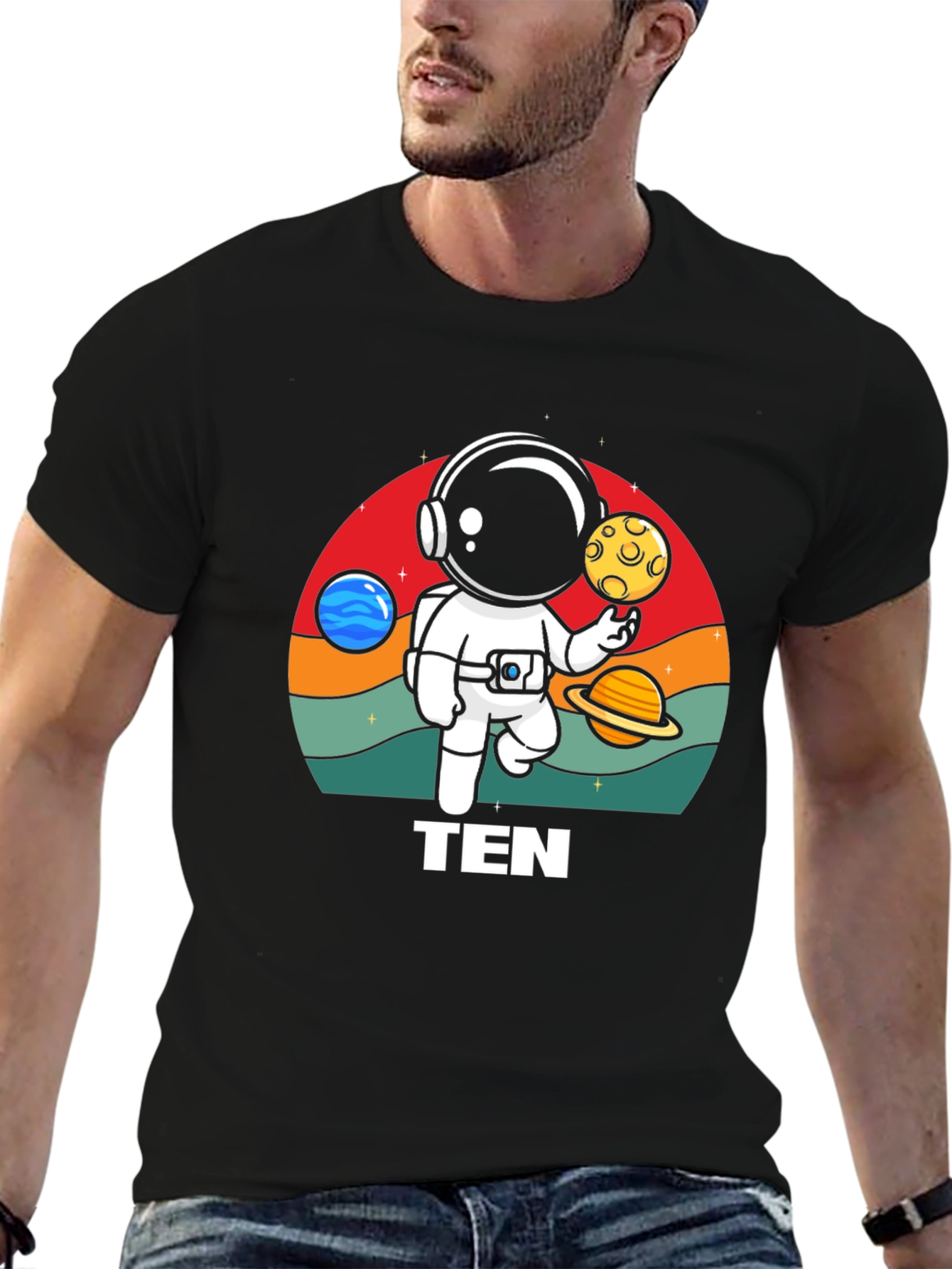 Astronaut Planet Ten T-Shirt
