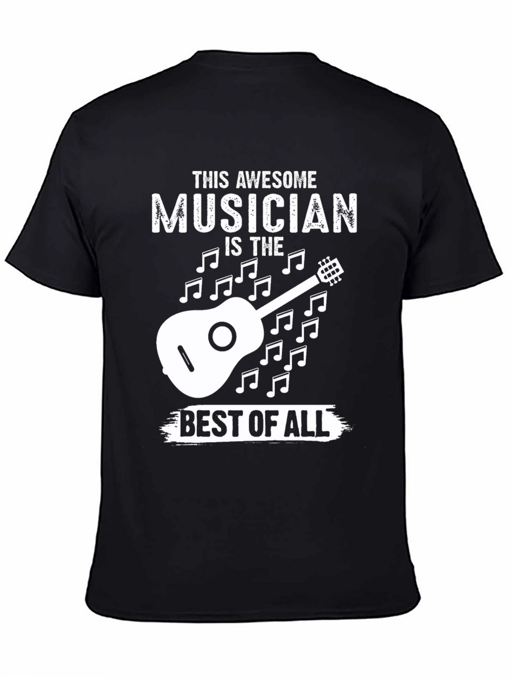 Awesome Musician Guitar Graphic T-Shirt