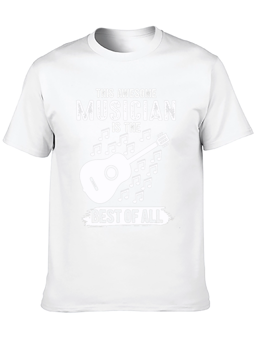 Awesome Musician Guitar Graphic T-Shirt