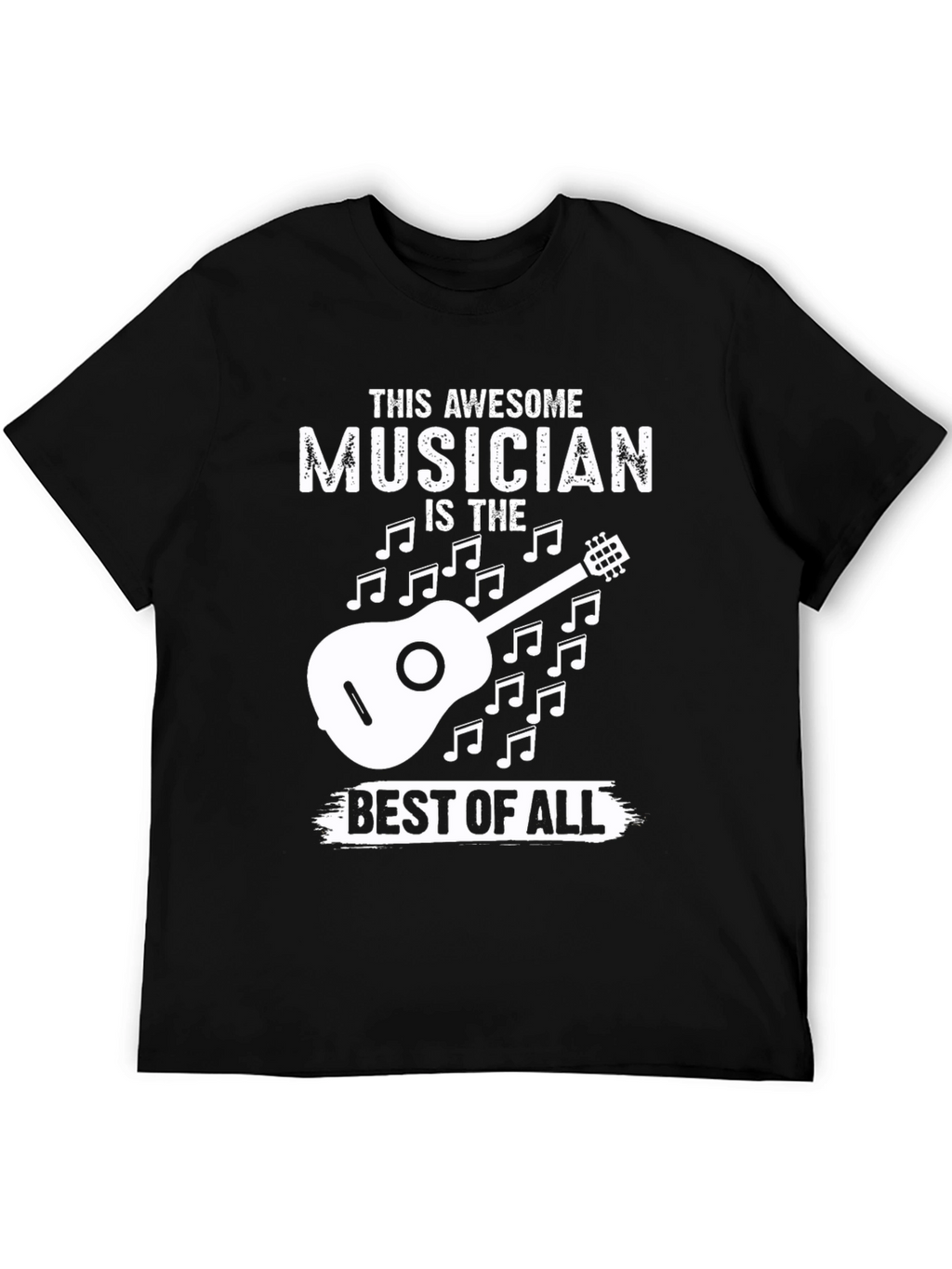 Awesome Musician Guitar Graphic T-Shirt