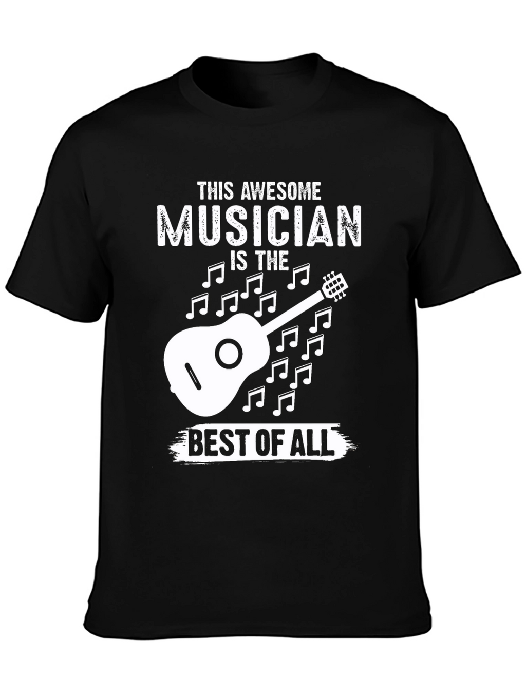 Awesome Musician Guitar Graphic T-Shirt