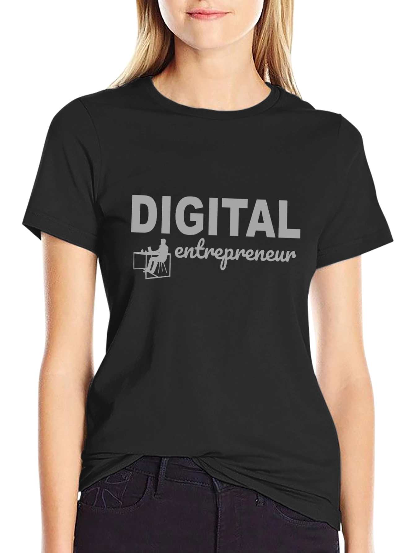 Digital Entrepreneur T-Shirt - Black Graphic Tee