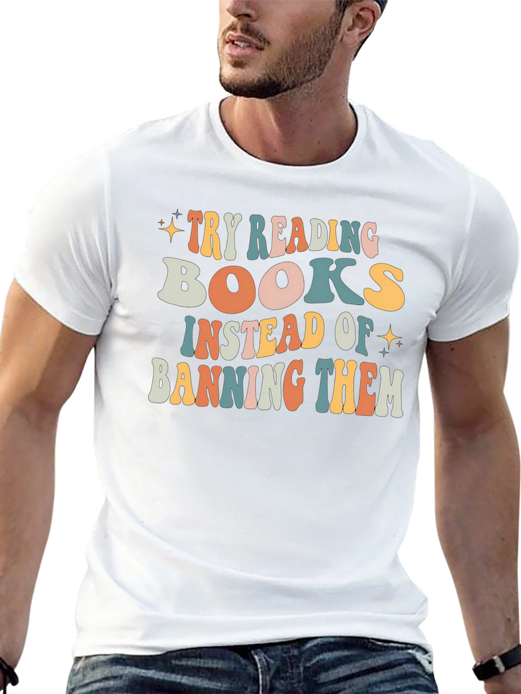 Try Reading Books Graphic Tee