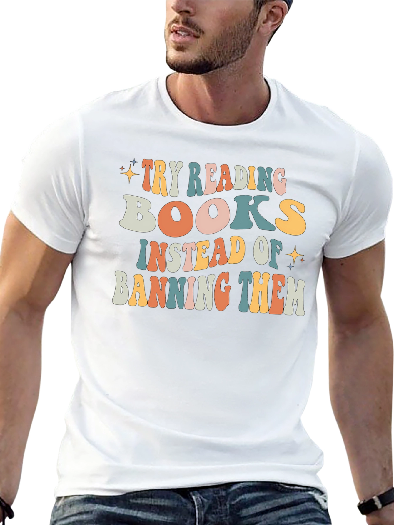 Try Reading Books Graphic Tee