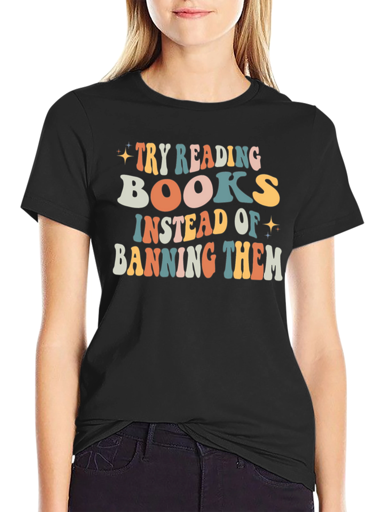Try Reading Books Graphic Tee