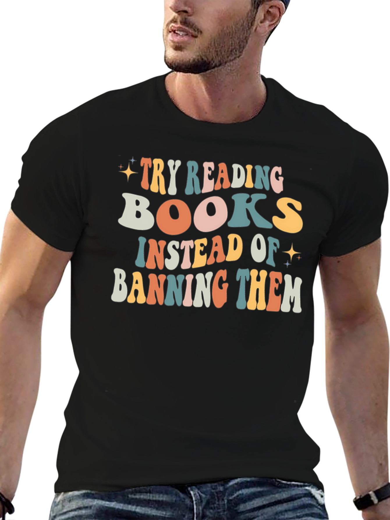 Try Reading Books Graphic Tee
