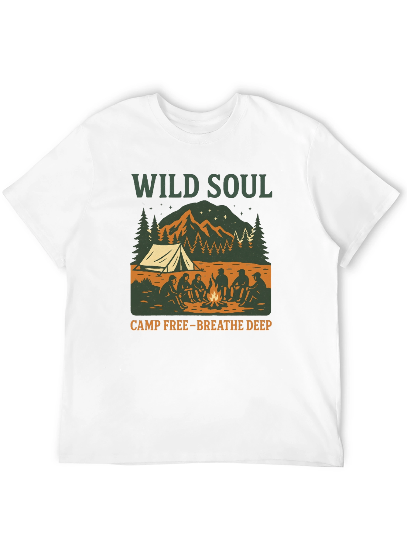 Wild Soul Camp Graphic Tee - Breathe Deep