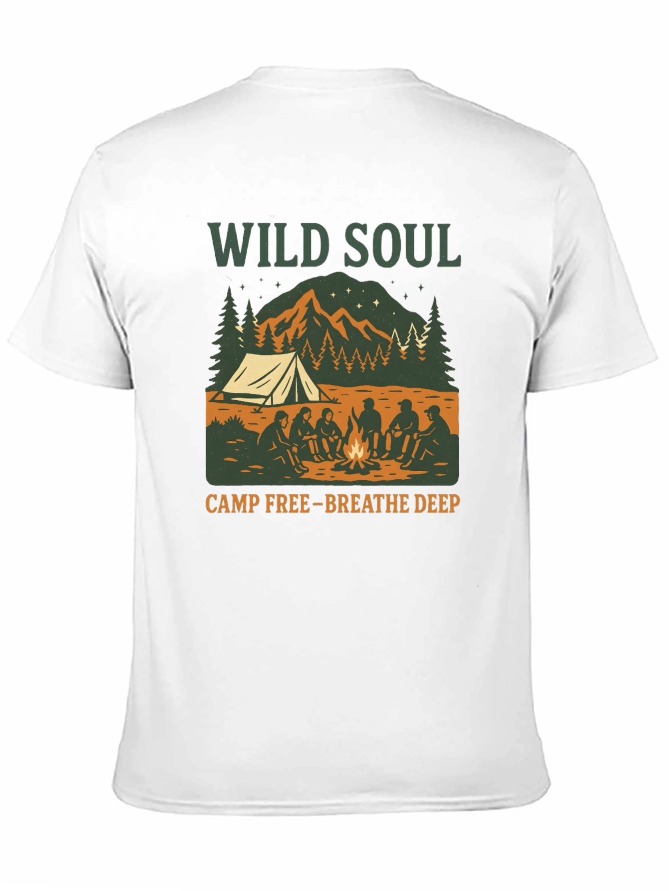 Wild Soul Camp Graphic Tee - Breathe Deep