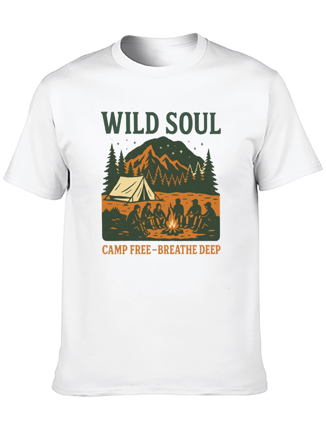 Wild Soul Camp Graphic Tee - Breathe Deep