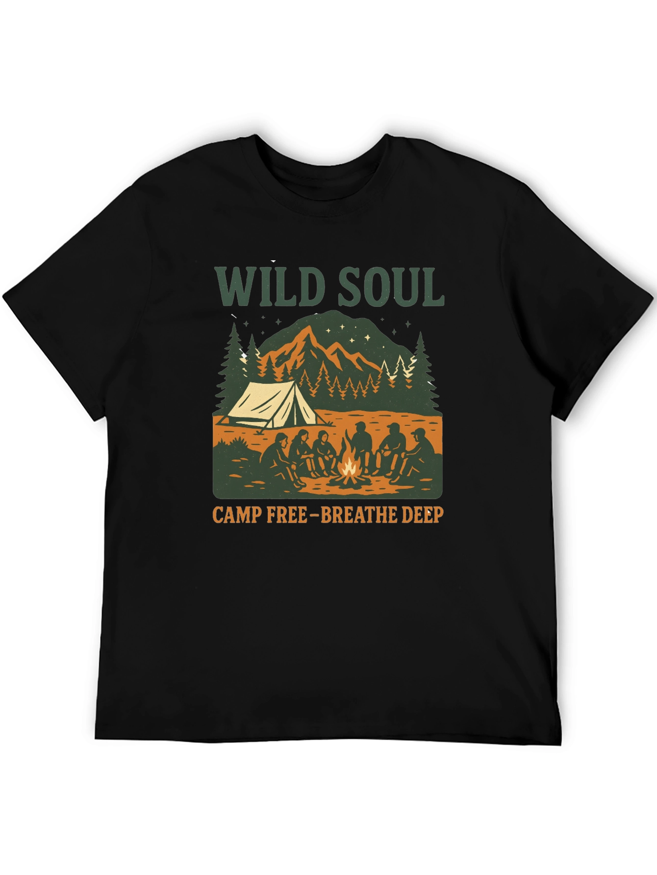 Wild Soul Camp Graphic Tee - Breathe Deep
