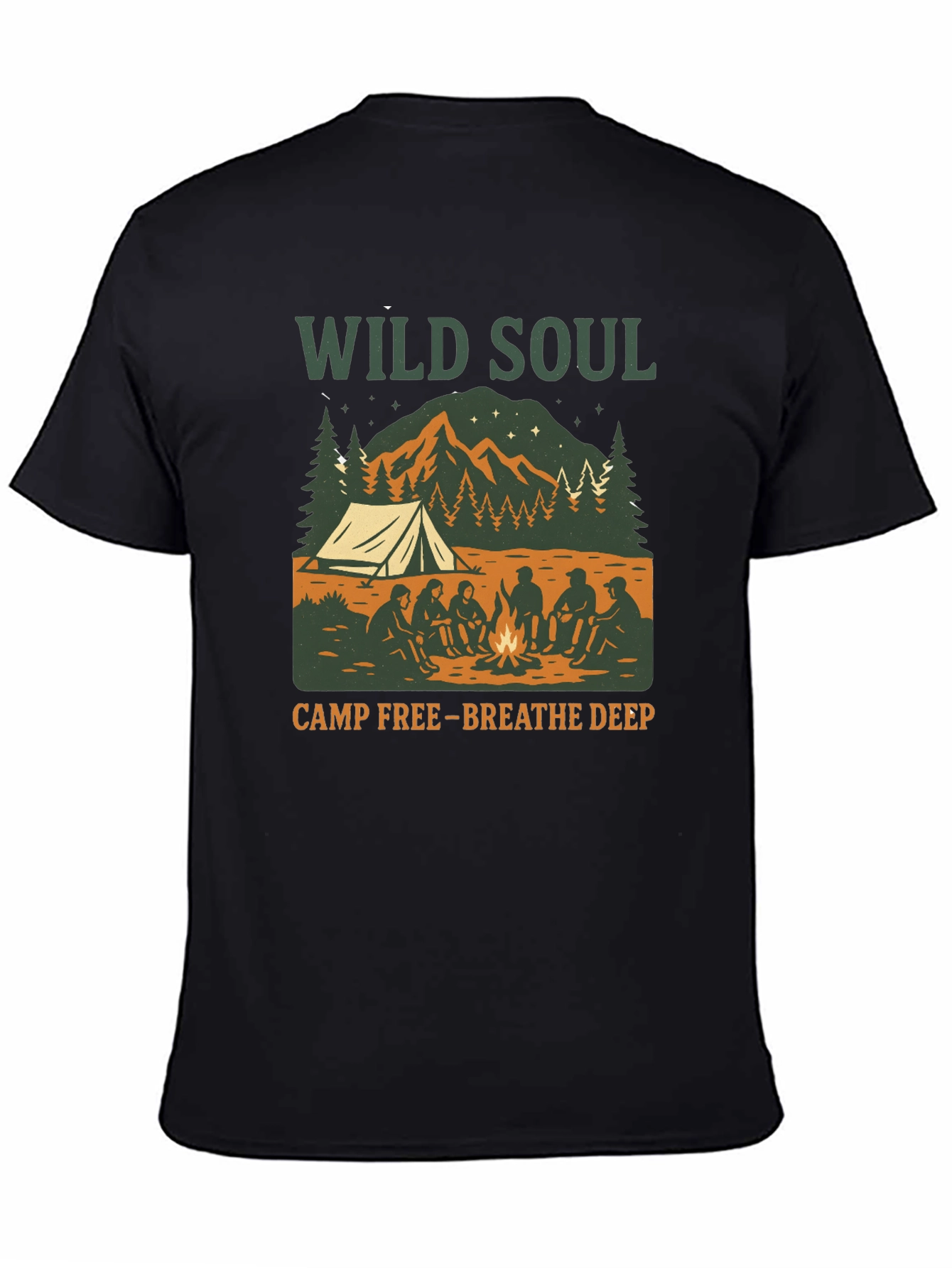 Wild Soul Camp Graphic Tee - Breathe Deep