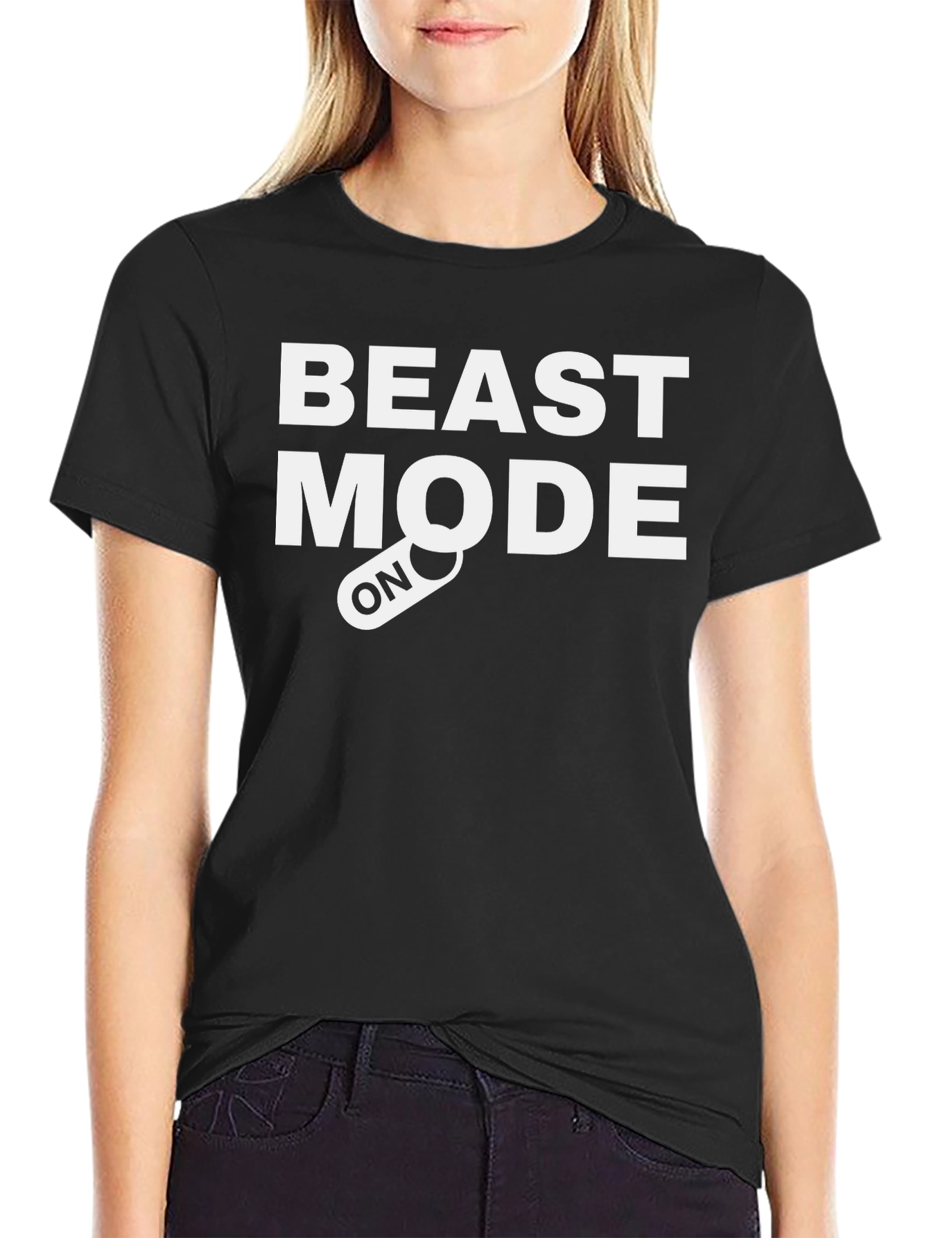Beast Mode ON Black T-Shirt