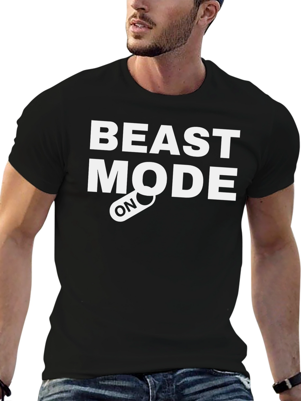 Beast Mode ON Black T-Shirt