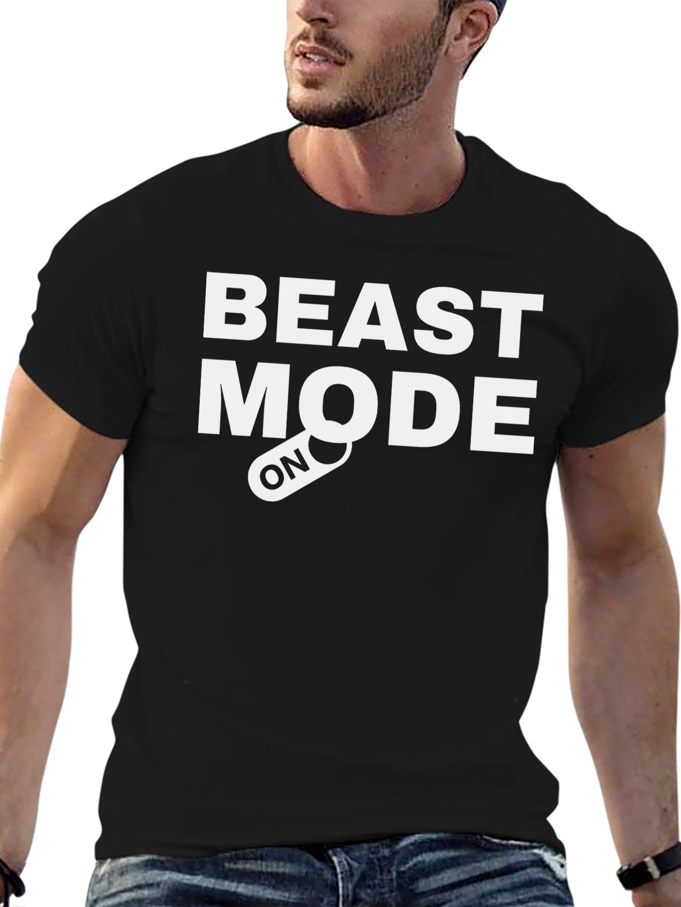 Beast Mode ON Black T-Shirt