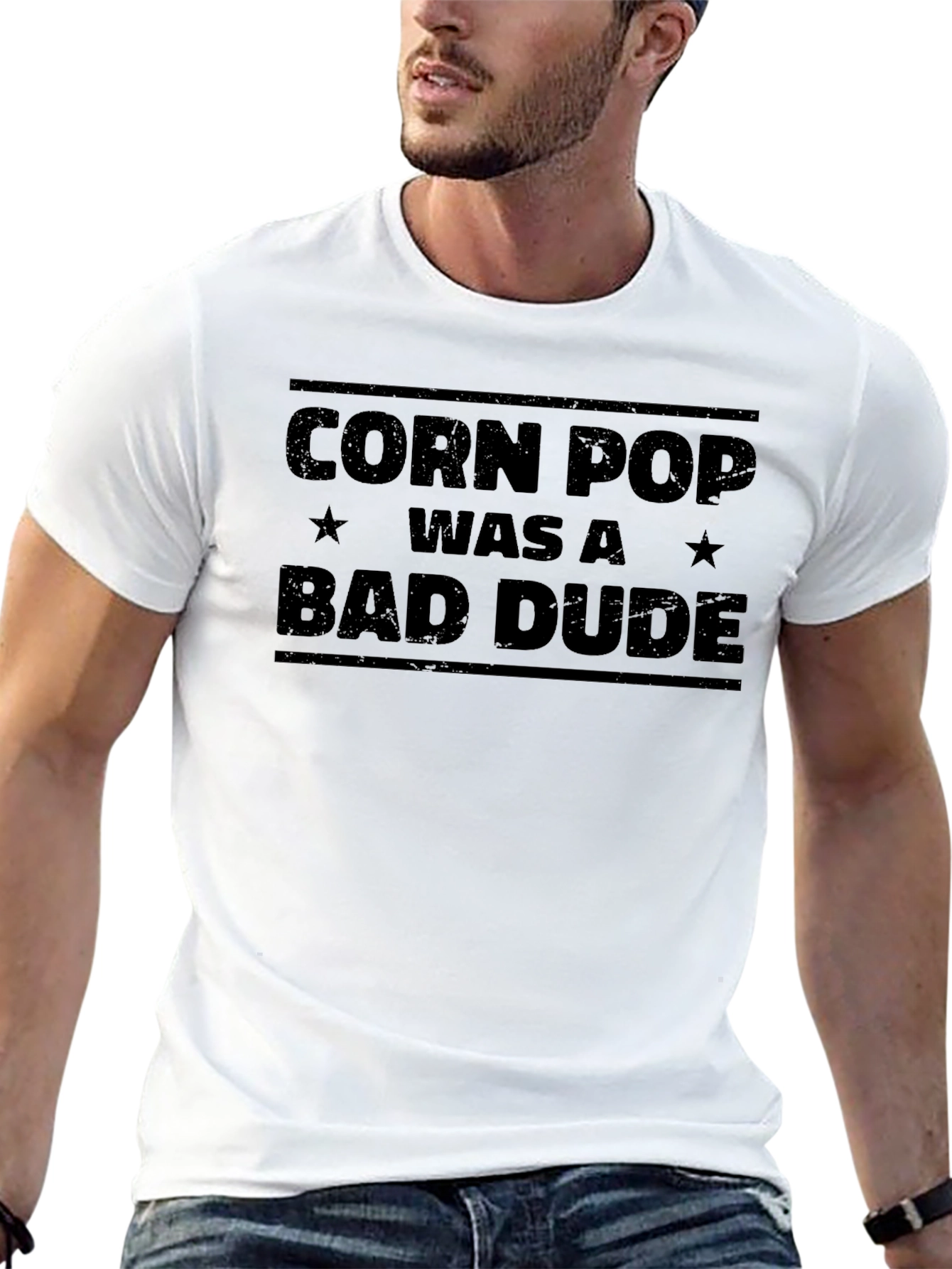 Corn Pop Was A Bad Dude Graphic T-Shirt