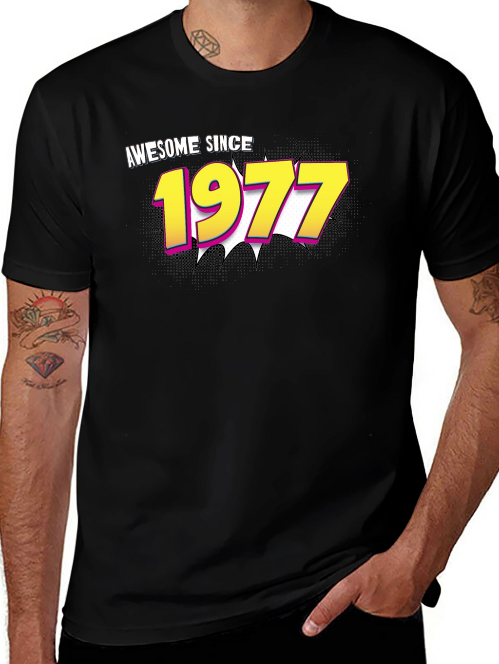 Awesome Since 1977 Graphic T-Shirt