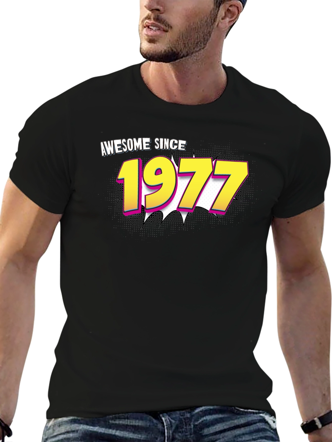 Awesome Since 1977 Graphic T-Shirt