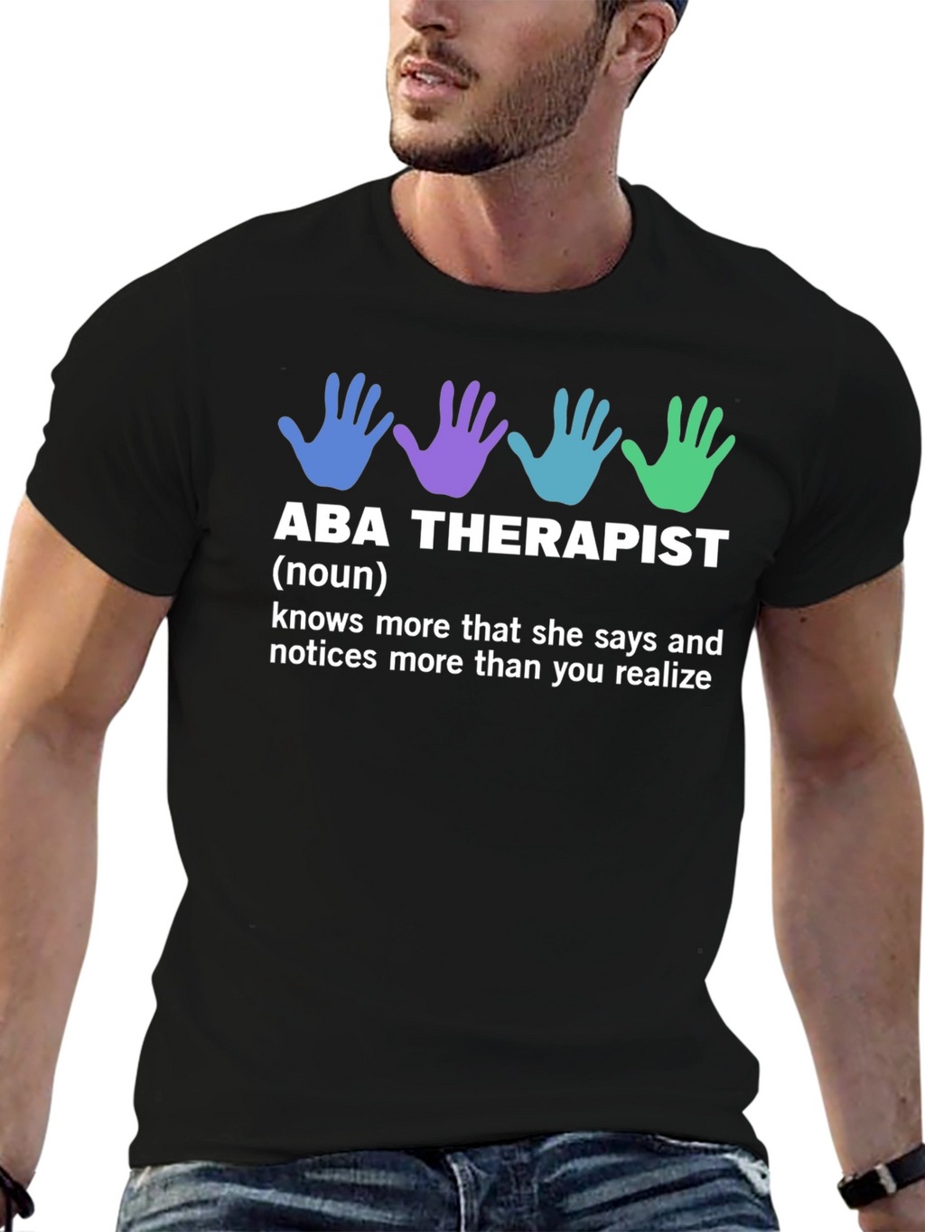 ABA Therapist Graphic T-Shirt