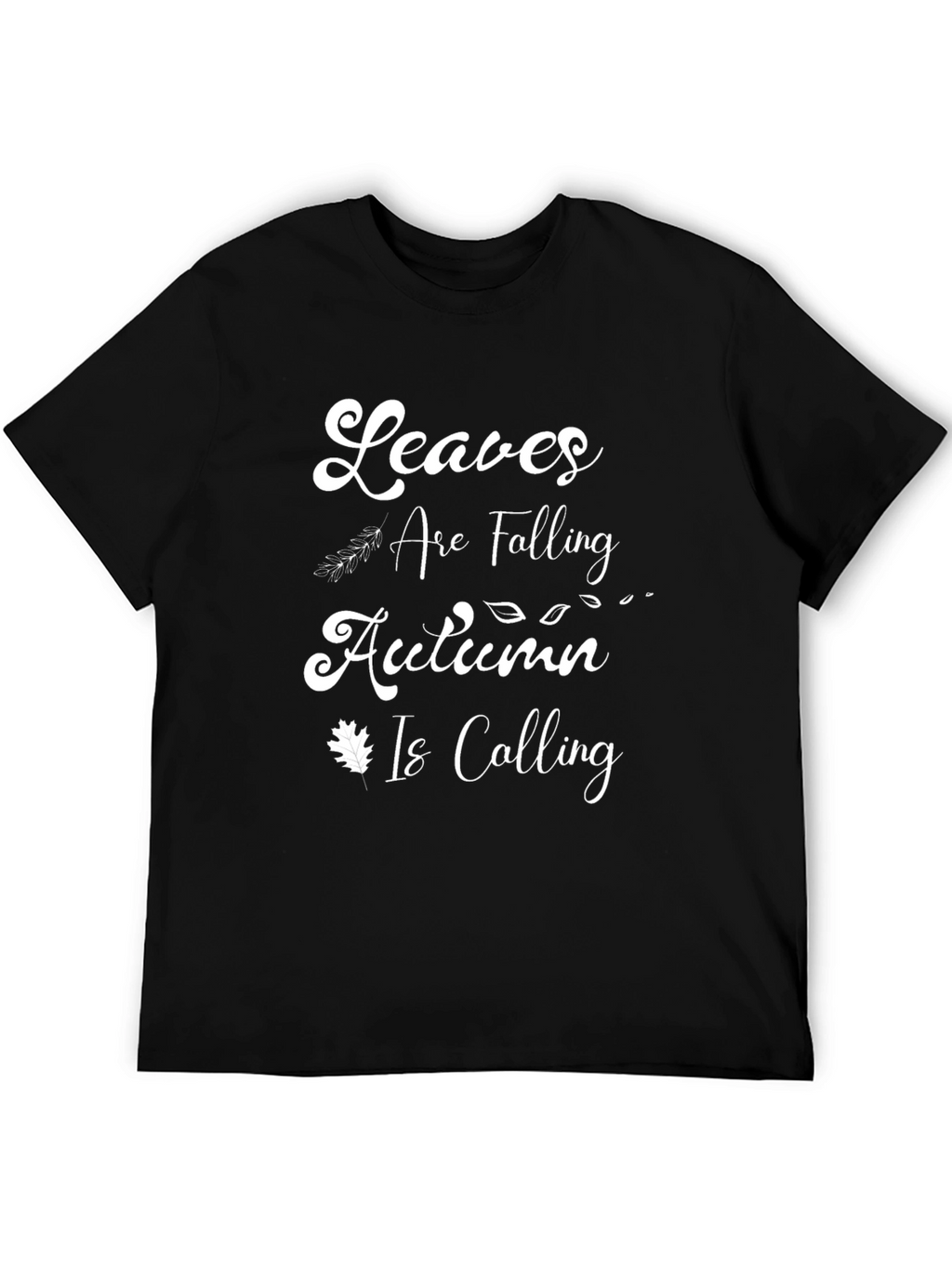 Autumn Vibes Black T-Shirt