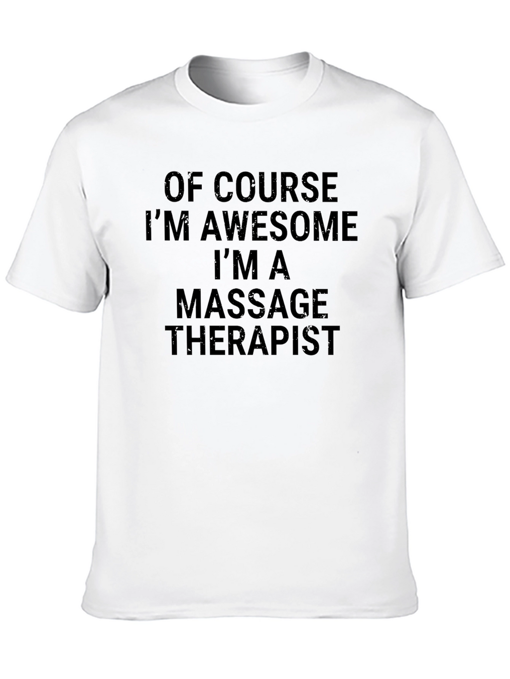 Awesome Massage Therapist Black T-Shirt