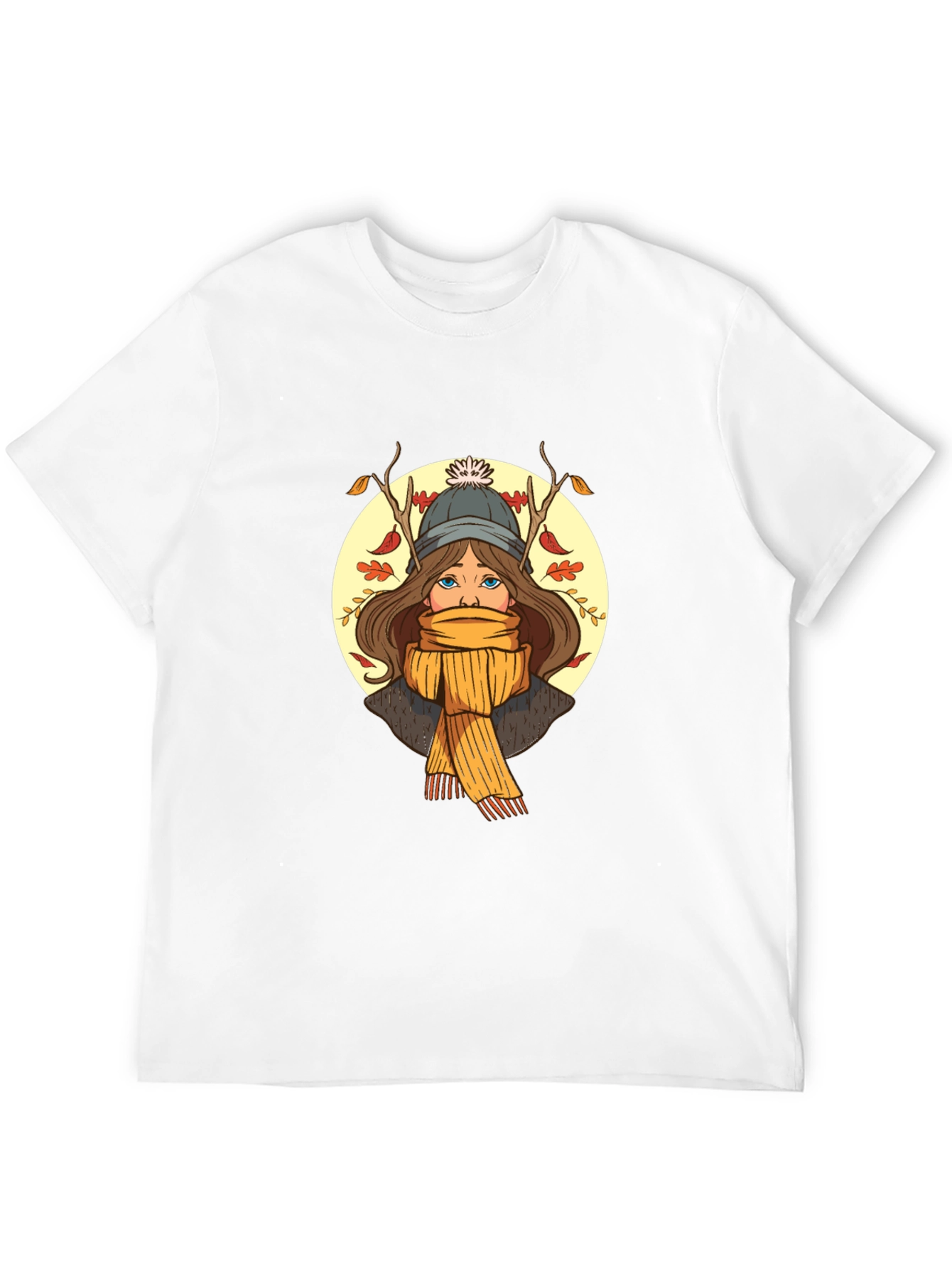 Autumn Girl Graphic Tee - Stylish Unisex T-Shirt