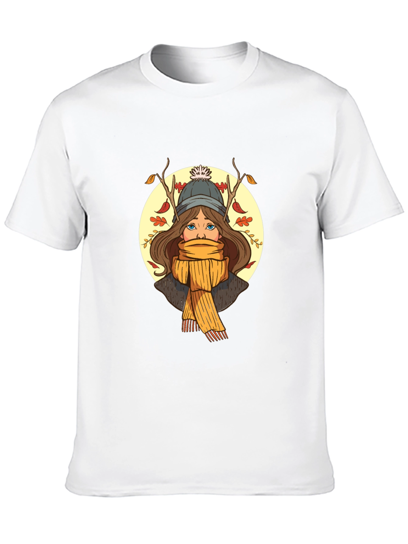 Autumn Girl Graphic Tee - Stylish Unisex T-Shirt