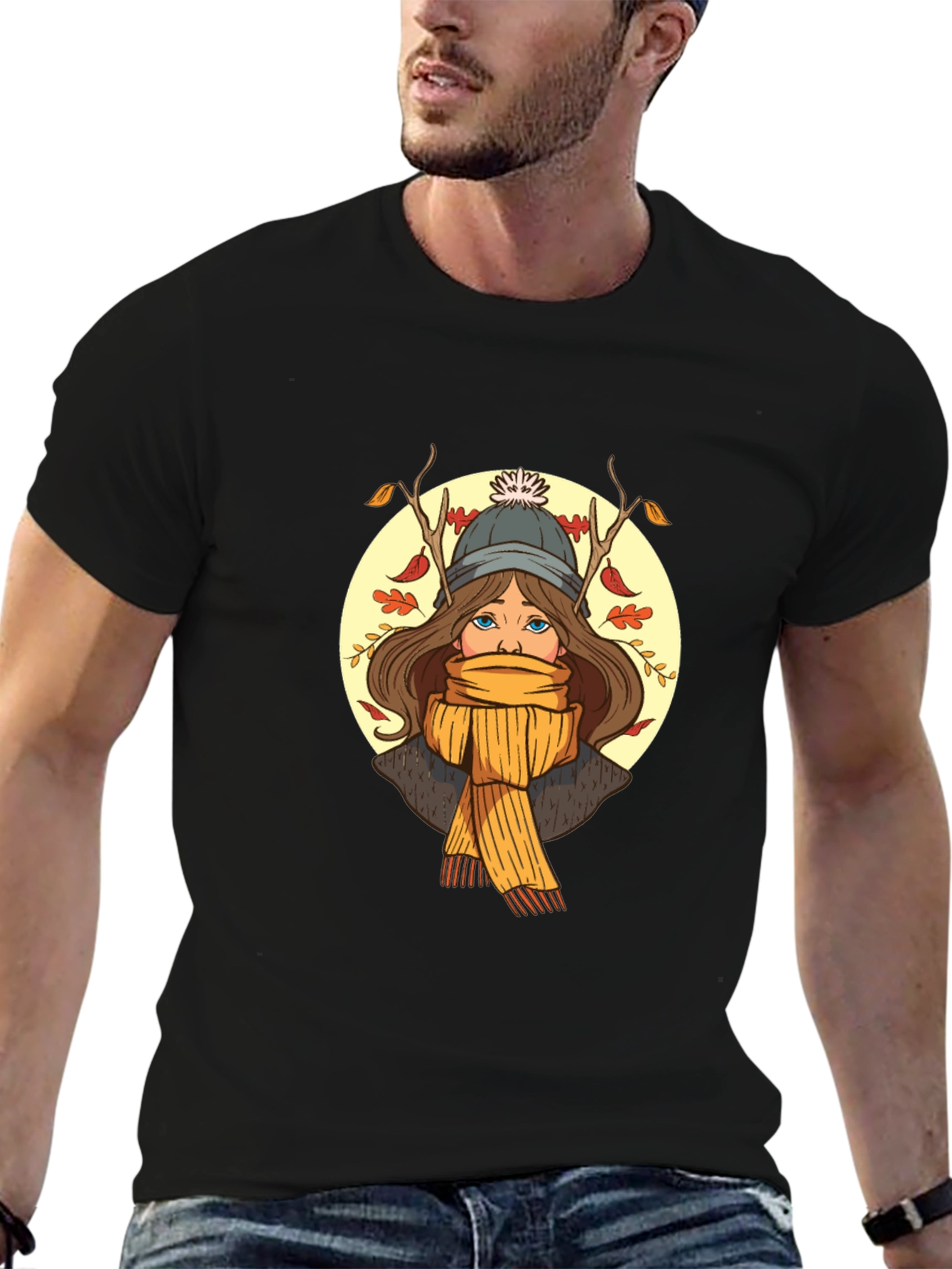 Autumn Girl Graphic Tee - Stylish Unisex T-Shirt